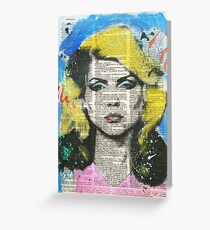 Debbie Harry Greeting Card