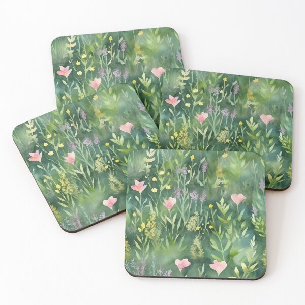 Artikelvorschau, Weiche Blüten: Ein zartes Pastell-Aquarell-Blumenmuster-Design entworfen und verkauft von tripanthias.
