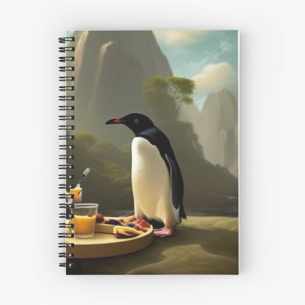 Item preview, Pingüinos disfrutando del desayuno designed and sold by Shopsey.