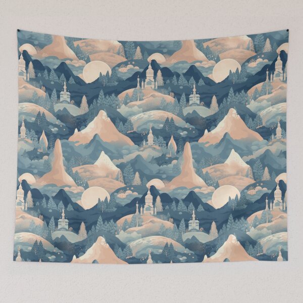 Item preview, Fairytale Mountain Scene designed and sold by ISaidBang.