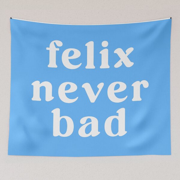 Item preview, stray kids | felix never bad | skz | christmas evel | transparent sticker | feliz navidad designed and sold by maniactortoise.