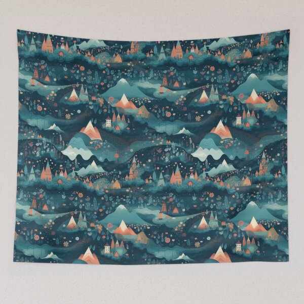 Item preview, Fairytale Mountain Scene designed and sold by ISaidBang.