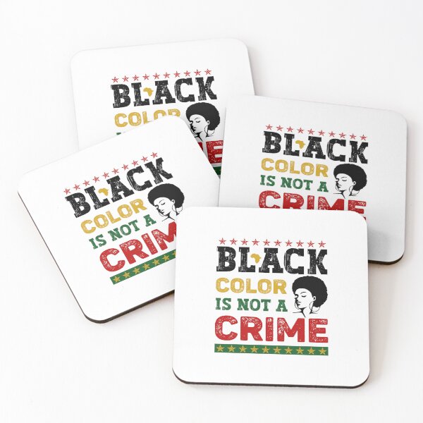 Item preview, Black Color Is Not a Crime  designed and sold by SeedsplashMerch.