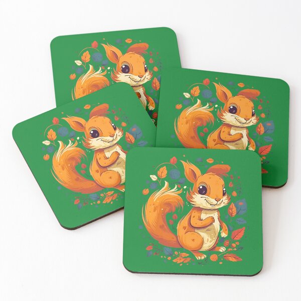 Item preview, Happy Squirrel Funny Little designed and sold by michallaga.