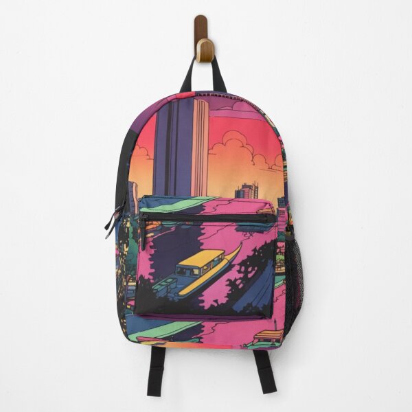 Item preview, Hiroshi Nagai Abstract Inspired Illustration of Bangkok designed and sold by CremisArt.