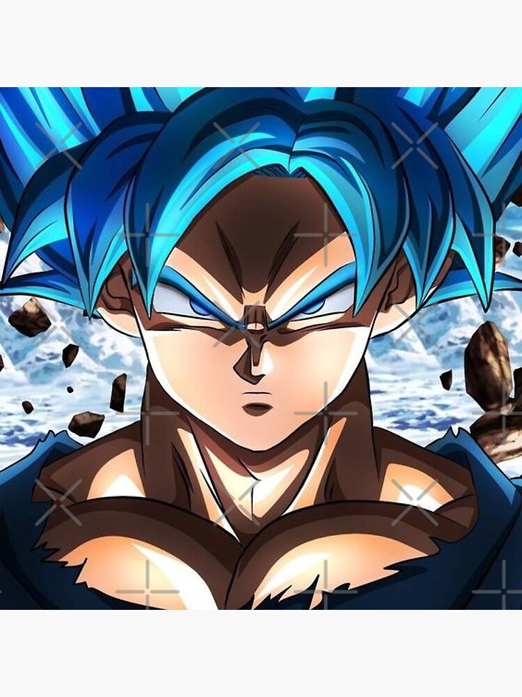 Dragon Ball Z - Son Goku Super Saiyan Blue Photographic Print by