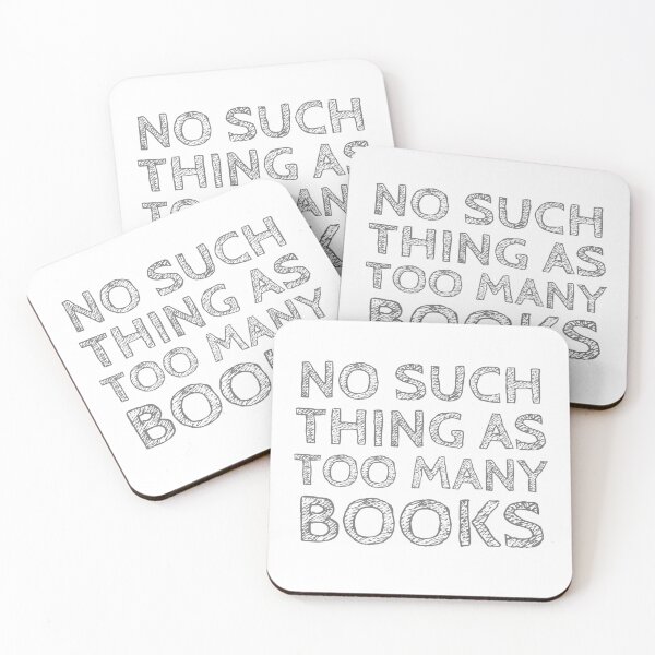 Item preview, No Such Thing as too Many Books designed and sold by JLBookshelf.