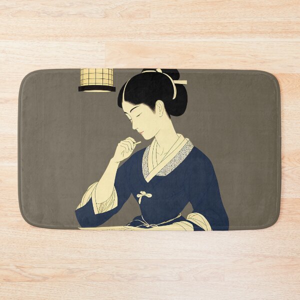 Item preview, Ukiyo-e Japanese Art - Woman by a Lantern designed and sold by allovervintage.
