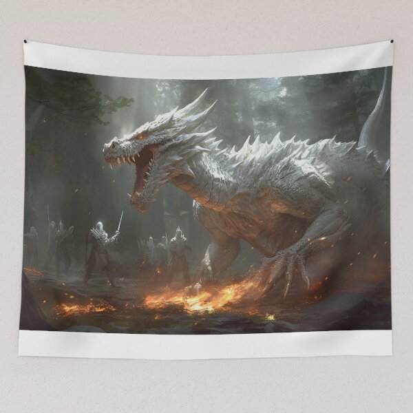 Item preview, White Forest Dragon designed and sold by TaurusDigital.
