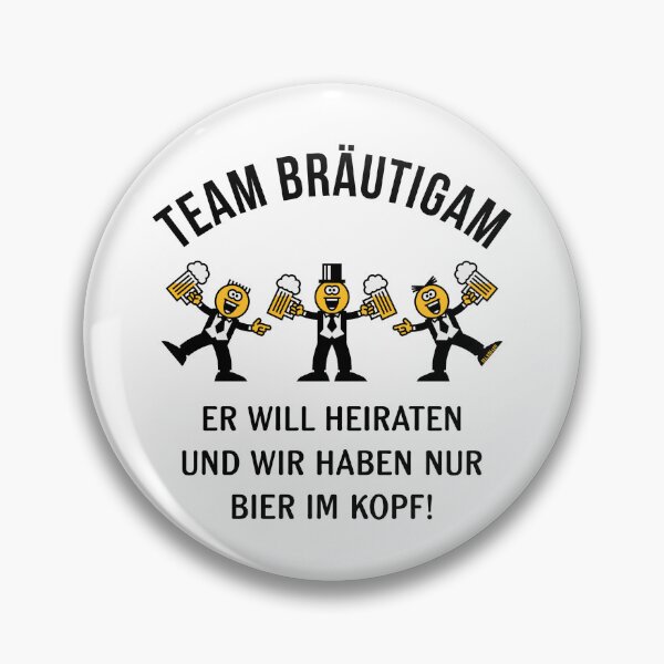 Item preview, Team Groom (JGA / Caricature / Bier Im Kopf / 3C / Black) designed and sold by Roderix.