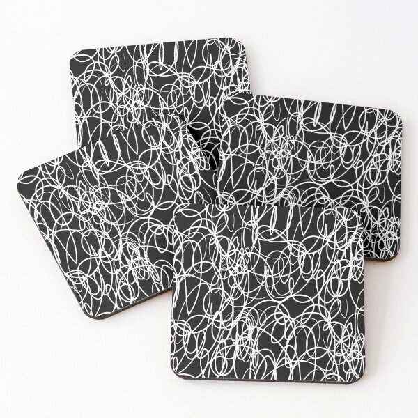 Item preview, Creative Doodles Pattern (3) - Minimal, Elegant, Simple ( Black & White ) Design designed and sold by FenMou.