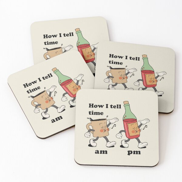 Item preview, How i tell time? Coffee and Wine designed and sold by ValentinaHramov.