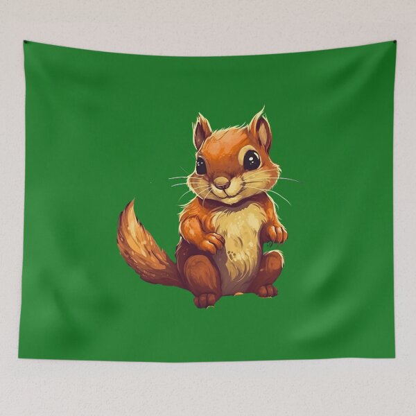 Item preview, Happy Squirrel Funny Little designed and sold by michallaga.