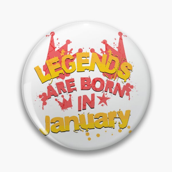 Item preview, Legends are born in January designed and sold by Melcu.