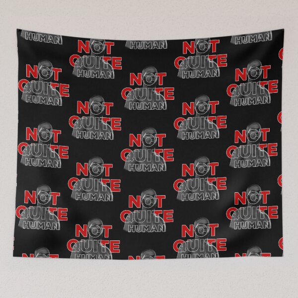Item preview, Not Quite Human Jon Jones Graphic designed and sold by WisGraphiDesign.