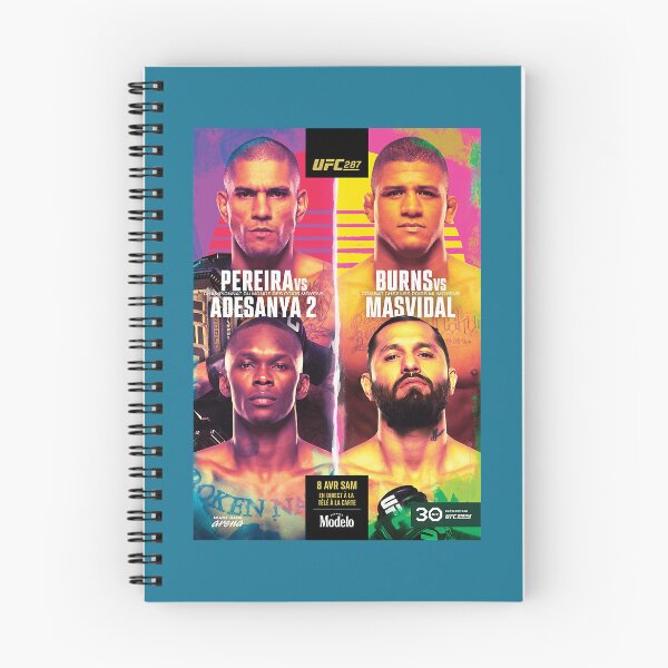 Item preview, OFFICIEL UFC 287 MIAMI_nbsp_ Pereira contre Adesanya 2_nbsp_ Masvidal contre Burns classique designed and sold by WisGraphiDesign.