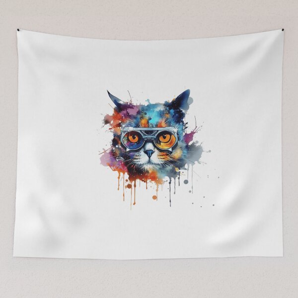 Item preview, Cat and The Attentiveness designed and sold by Hikiversity.