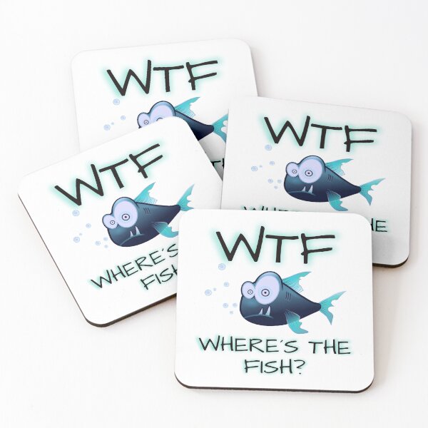 Item preview, WTF WHERE´S THE FISH? - FUNNY FISHING designed and sold by KatisDesign.