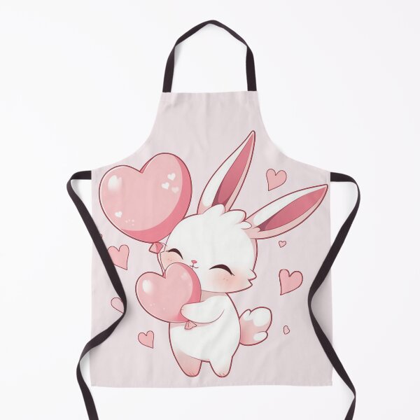 Item preview, White rabbit girl- balloon heart designed and sold by Artxplor.