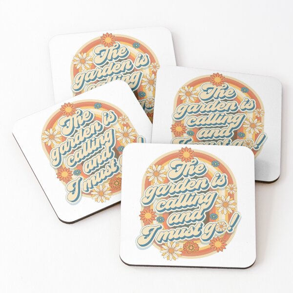 Item preview, Mother day  plant lover groovy quote The garden is calling and I must go designed and sold by HomeCoquette.
