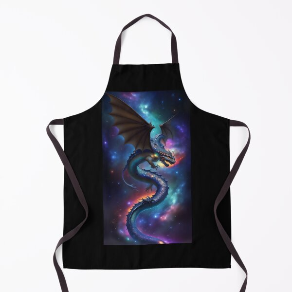 Item preview, galaxy dragon background with long winged dragon with phenomenal colors designed and sold by PlayDifferent ⭐⭐⭐⭐⭐.