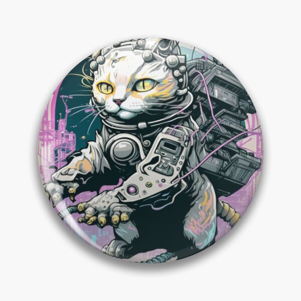 Item preview, Ccc3c_Cyberpunk Cat_27 designed and sold by CritterCuties.