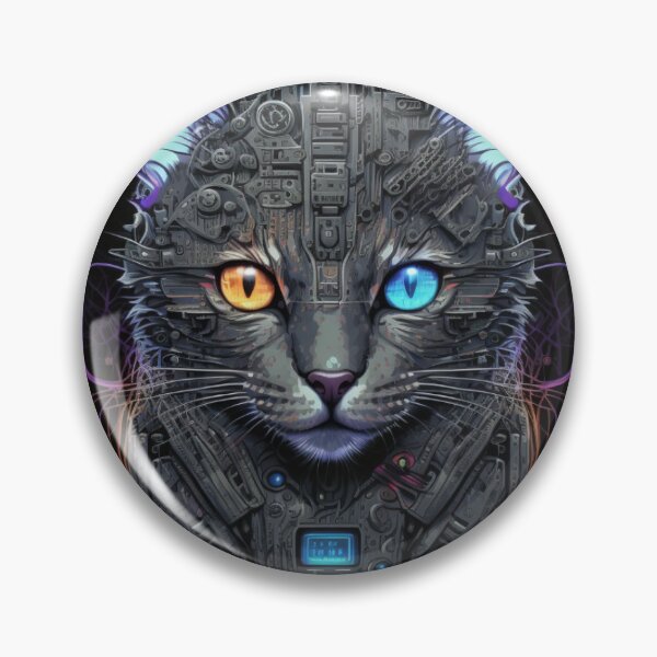 Item preview, Ccc3c_Cyberpunk Cat_28 designed and sold by CritterCuties.