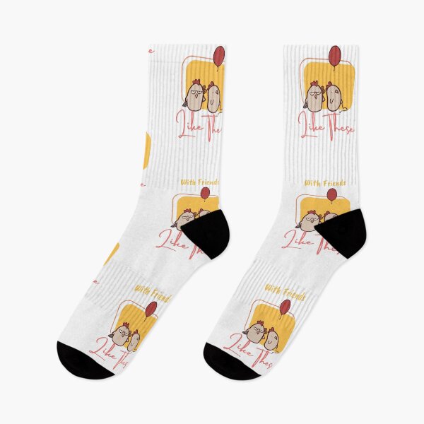 Item preview, With Friends like These Funny Cartoon Chicken Pals designed and sold by ThumboArtBumbo.