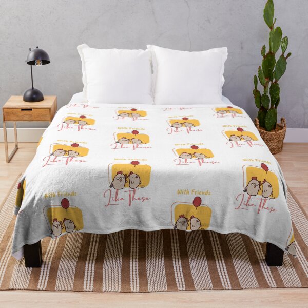 Item preview, With Friends like These Funny Cartoon Chicken Pals designed and sold by ThumboArtBumbo.
