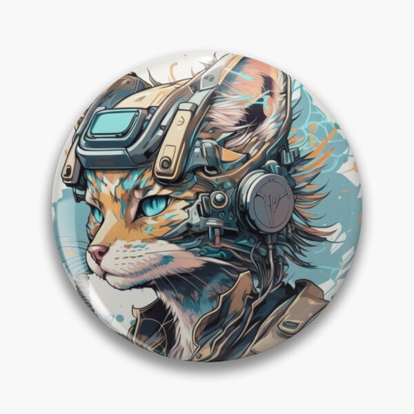 Item preview, Ccc3c_Cyberpunk Cat_30 designed and sold by CritterCuties.