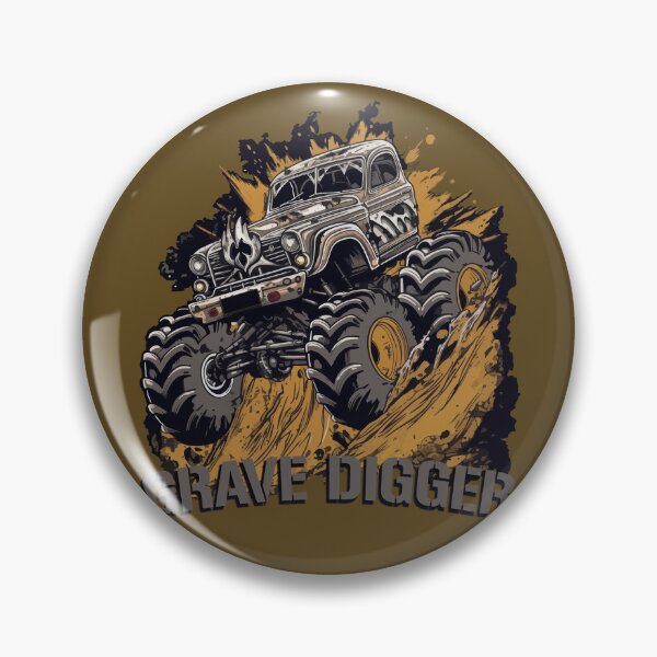 Item preview, Grave Digger Monster Truck designed and sold by DigitalArt BoutiqueRS.