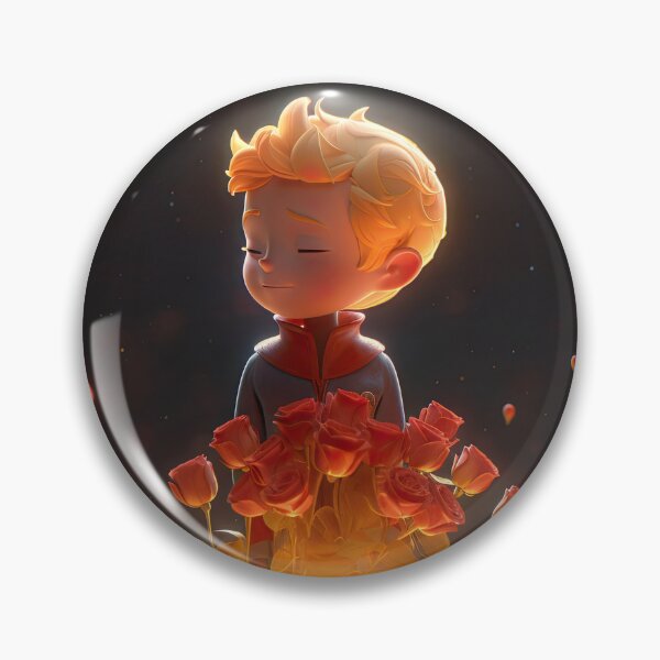 Item preview, Brightly Lit Boy with a Bouquet of Pink Roses designed and sold by FireScreen.