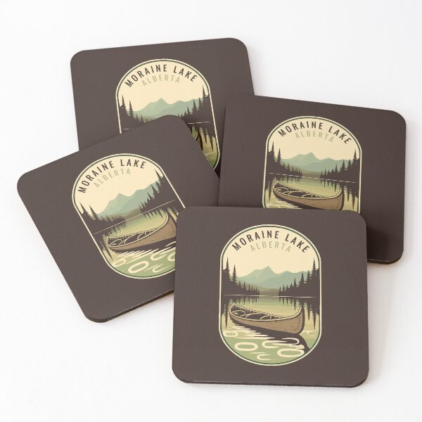 Aperçu de l'œuvre Emblème du lac Moraine en Alberta créée et vendue par KrisSidDesigns.