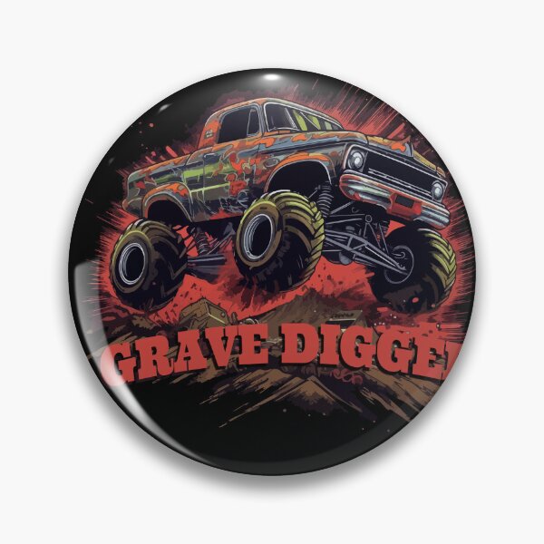 Item preview, Grave Digger Monster Truck designed and sold by DigitalArt BoutiqueRS.