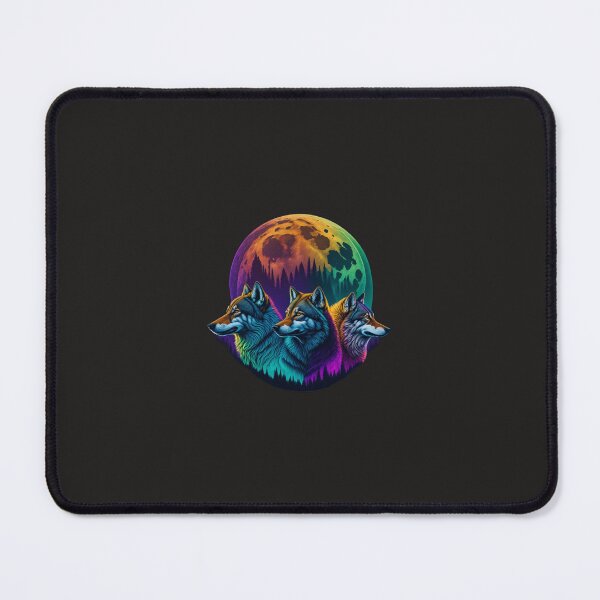 Item preview, Rainbow moon wolf pack designed and sold by ScarletWild.