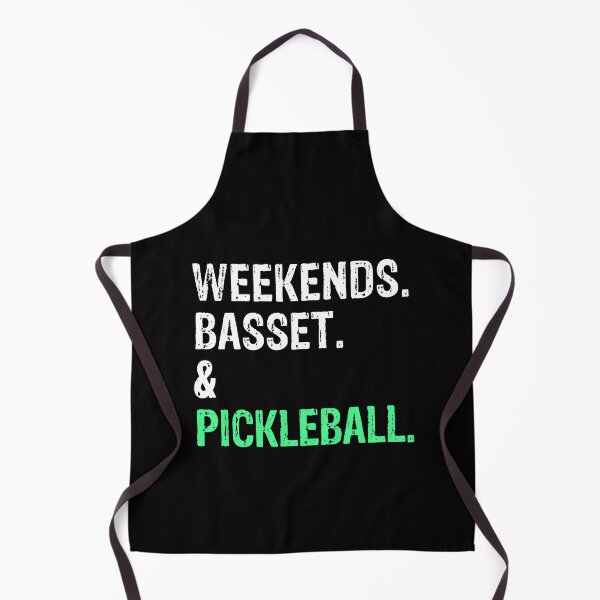 Item preview, Weekends Basset and Pickleball Funny Dog Gift designed and sold by Guarddogdrive.