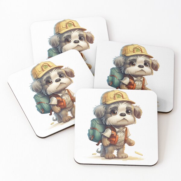Artikelvorschau, Animated Dog with Backpack entworfen und verkauft von FireScreen.