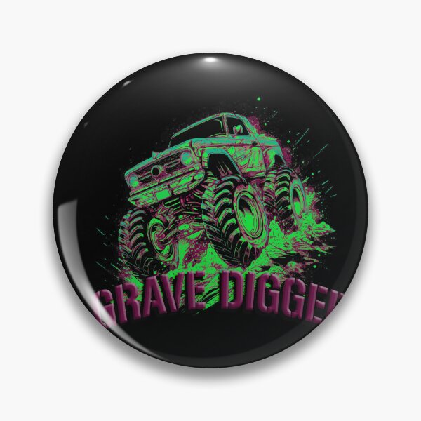 Item preview, Grave Digger Monster Truck designed and sold by DigitalArt BoutiqueRS.