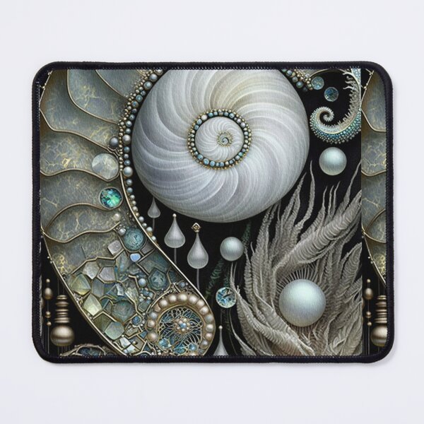 Item preview, Glittery Organic Sea Shells,Ivory,Teal,Cream designed and sold by GemstoneandLeaf.