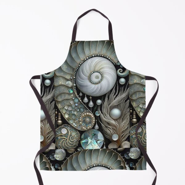 Item preview, Glittery Organic Sea Shells,Ivory,Teal,Cream designed and sold by GemstoneandLeaf.