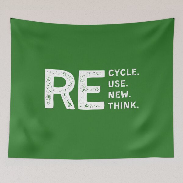 Item preview, Recycle Reuse Renew Rethink Crisis Environmental Activism designed and sold by Cheeeeky.