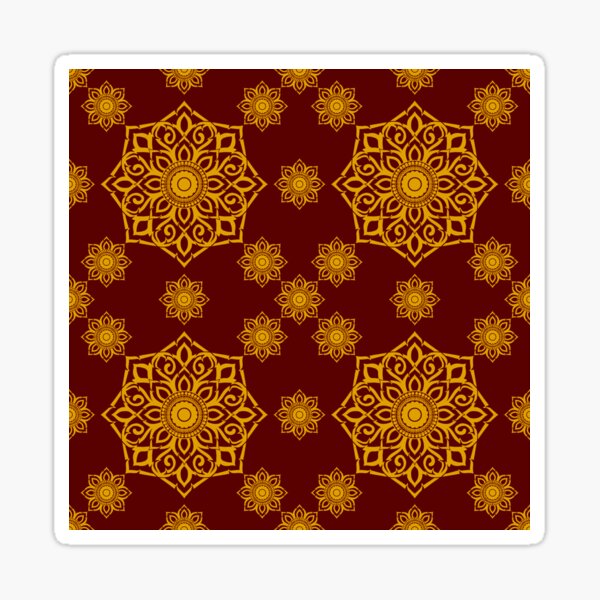 Item preview, Ikat Pattern Red Ikat Pattern Geometric Pattern Red Floral Geometric Pattern designed and sold by Apkdesigner.