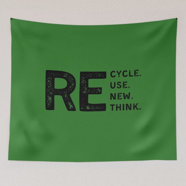 Item preview, Recycle Reuse Renew Rethink Crisis Environmental Activism designed and sold by Cheeeeky.
