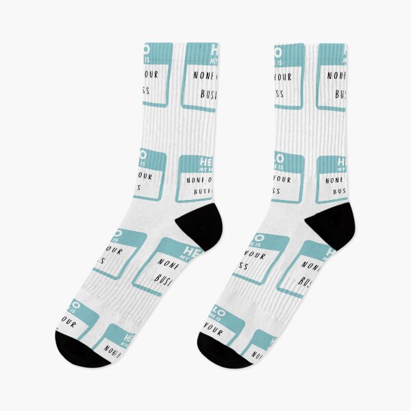 Item preview, hello my name is none of your business designed and sold by jechaiyells.