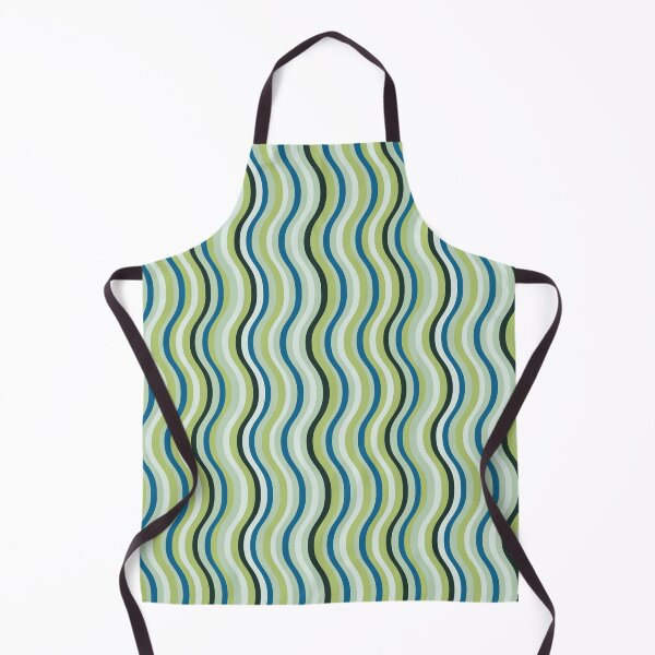 Item preview, Abstract geometric pattern - "Sea Turtle wavy stripes" designed and sold by Hemindway.