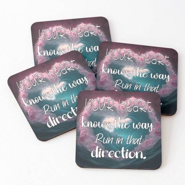 Item preview, Rumi Quote "Your heart knows the way, run in that direction" designed and sold by Jenson Major.