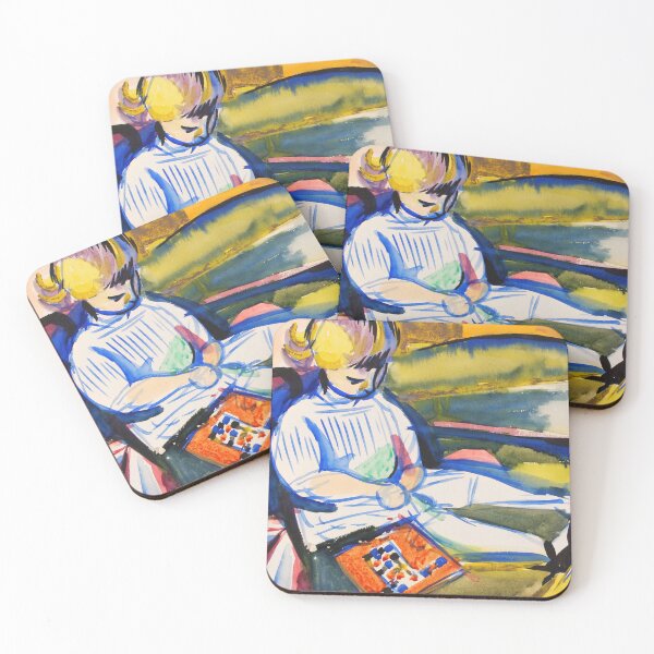Item preview, Henry Lyman Saÿen - Child on Sofa c. 1914-1918 - Fauvism and Cubism Modern Art designed and sold by Vintage-TM.