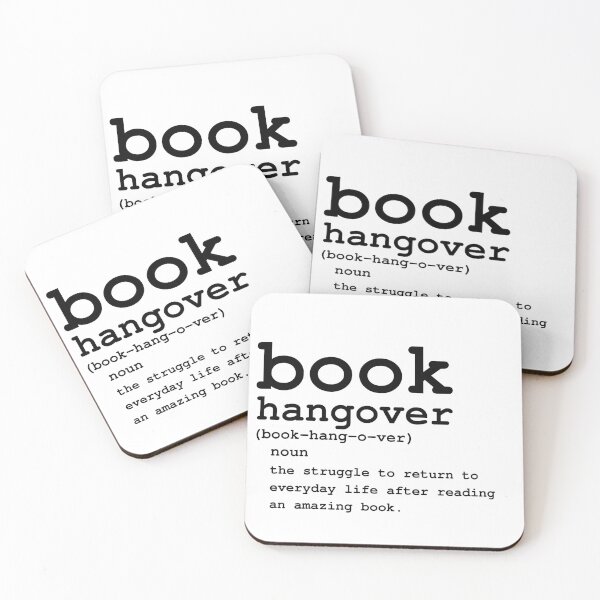 Item preview, Book Hangover designed and sold by JLBookshelf.