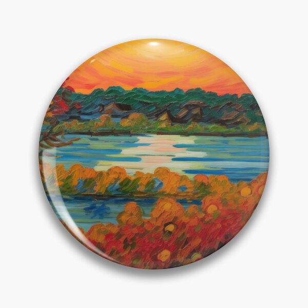 Item preview, Sunset Over the Lake designed and sold by frogg136.