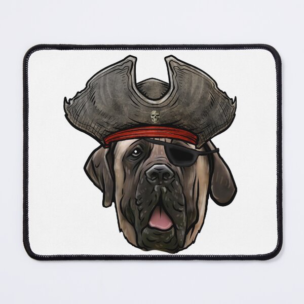 Item preview, English Mastiff Pirate designed and sold by whyitsme.